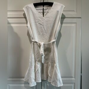 The Impeccable Pig Linen Blend Cottagecore Dress